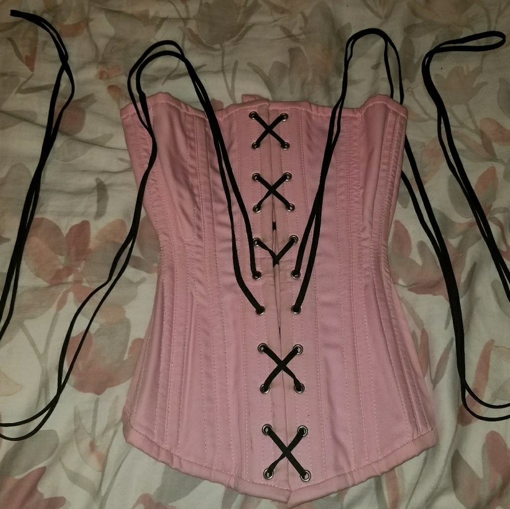 Steel boned 18" curvy regular CORSET *FIRM*